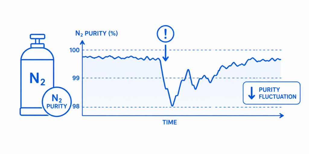 Why Nitrogen Purity Drops Suddenly