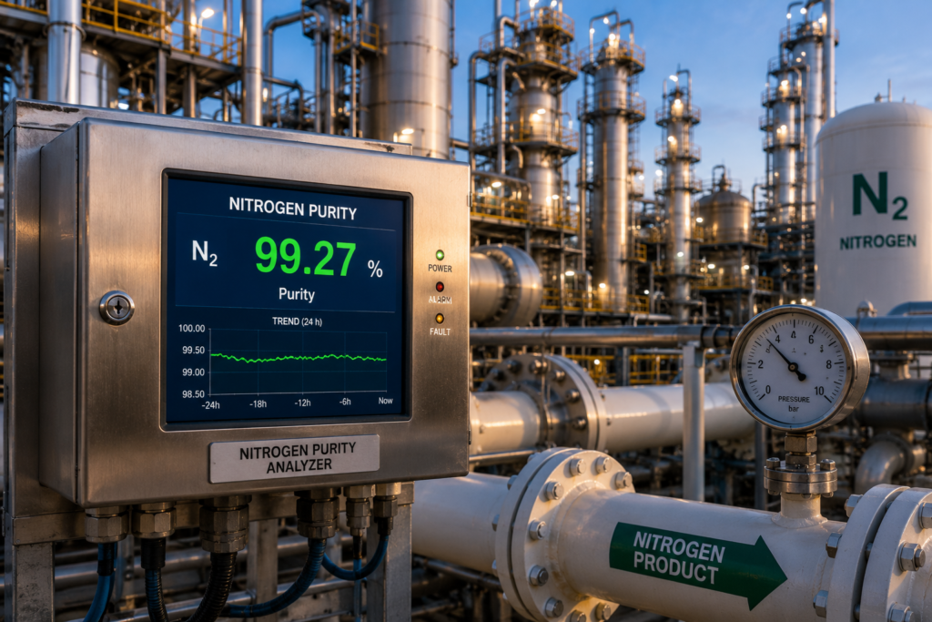 Low Nitrogen Purity in Cryogenic Nitrogen Plants