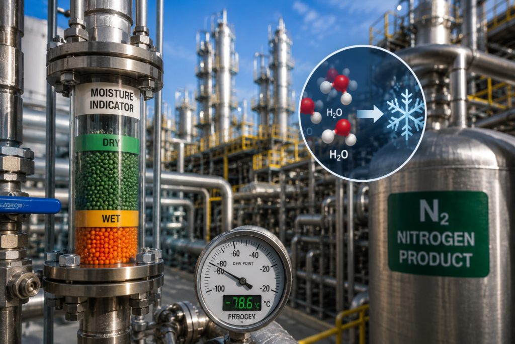 Moisture Contamination in Cryogenic Nitrogen Plants
